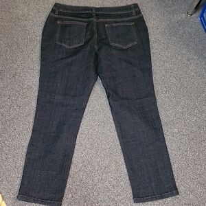 Curvy Fit Dark Wash a.n.a. Jeans 14P 34x30